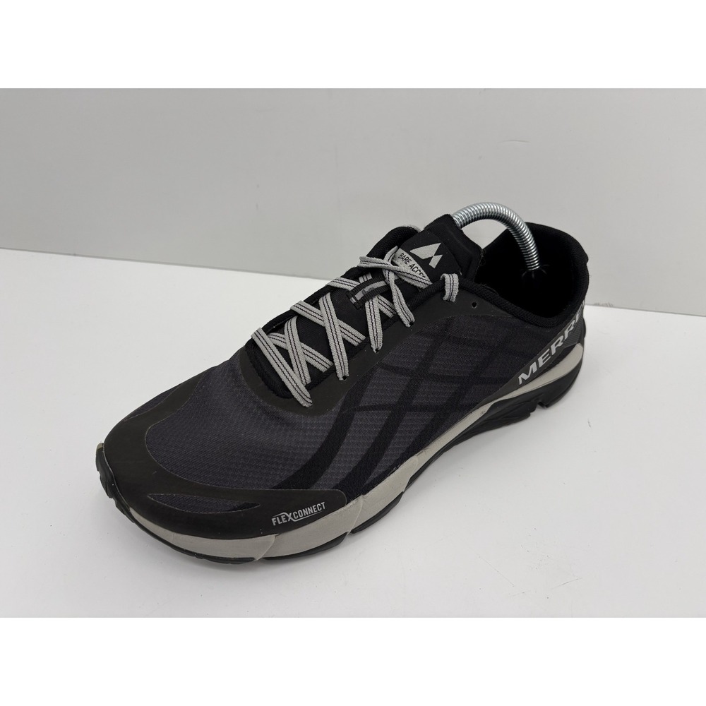Merrell Bare Access Men's 10 Black Blue Athletic Running Shoes Sneakers